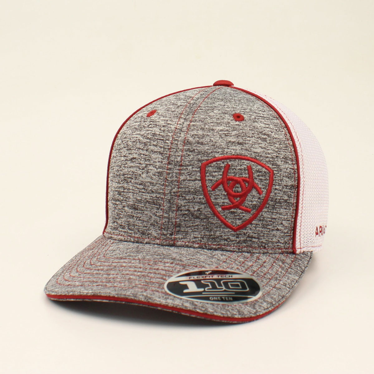 ARIAT MENS LOGO BURGUNDY CAP