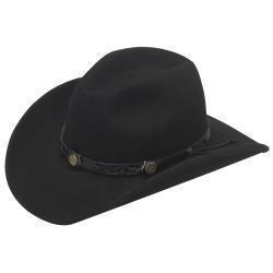 KIDS BLACK DAKOTA CRUSHABLE HAT 