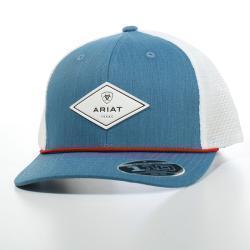 ARIAT MENS BLUE & WHITE LOGO CAP