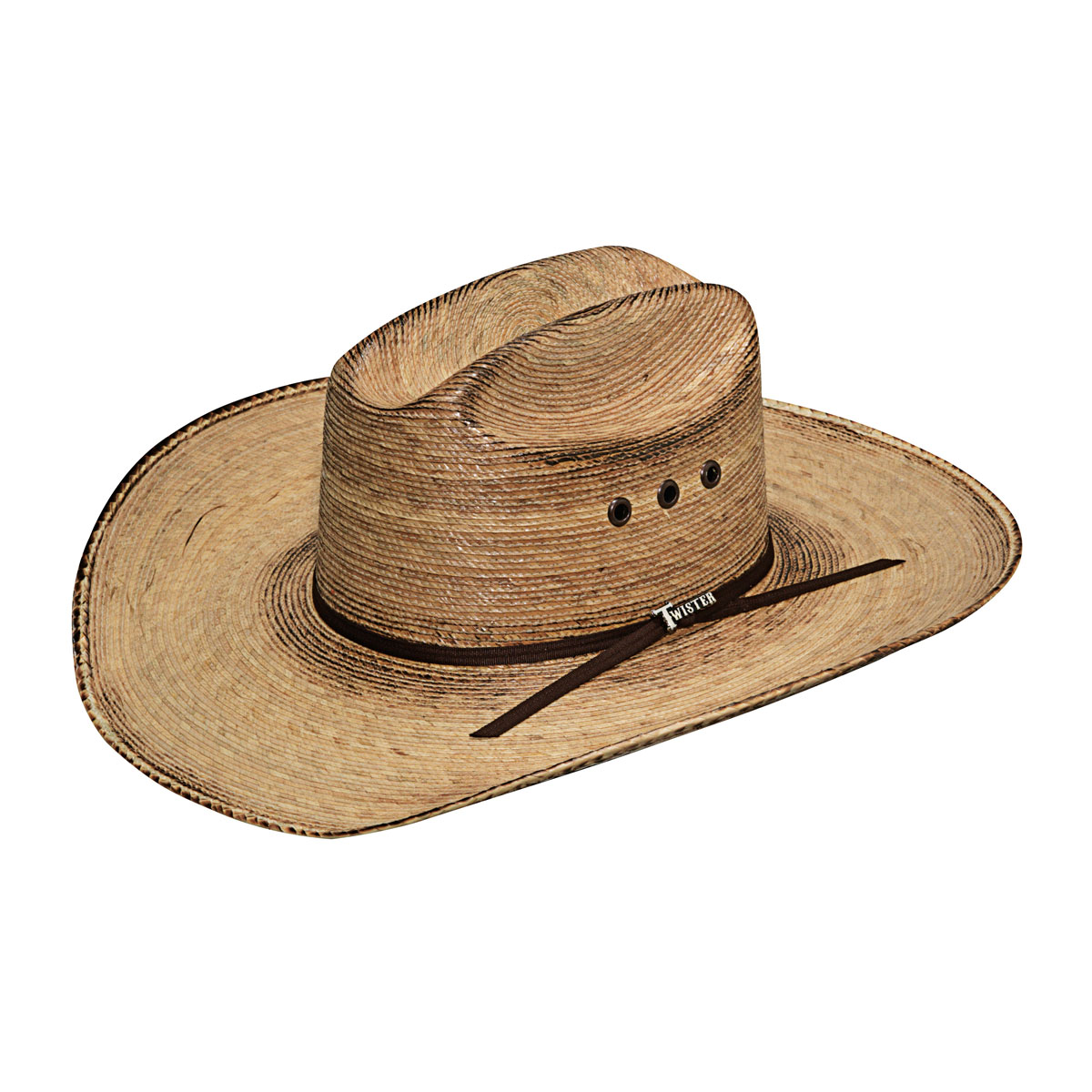 TWISTER MENS PALM STRAW HAT