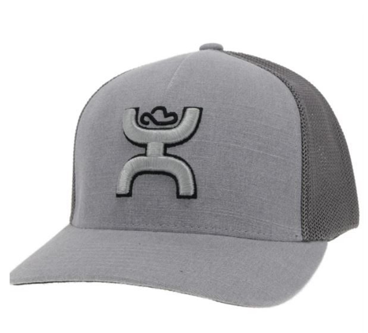 HOOEY COACH GREY BLACK L/XL CAP