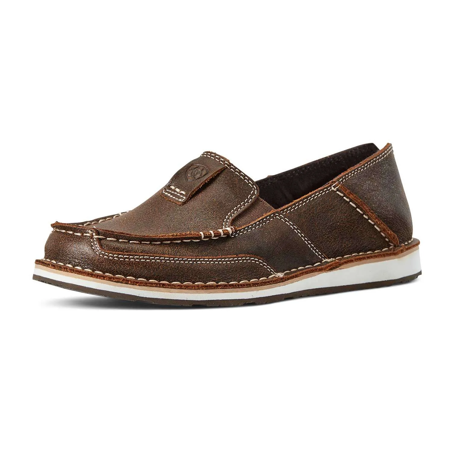 ARIAT WOMENS CRUISER VINTAGE BOMBER BROWN SHOE