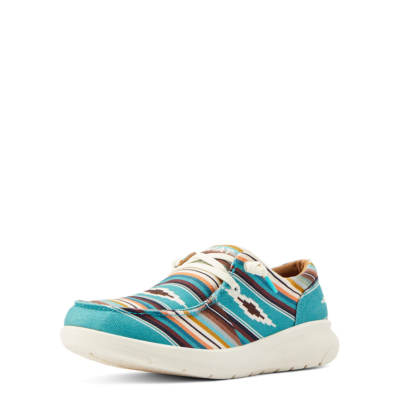 ARIAT WOMENS HILO TURQ SERAPE SHOE 