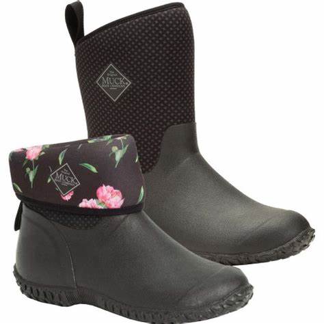 MUCK WOMENS MUCKSTER II MID ROSES BOOT 