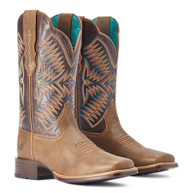 ARIAT WOMENS ODESSA STRETCHFIT WESTERN BOOTS