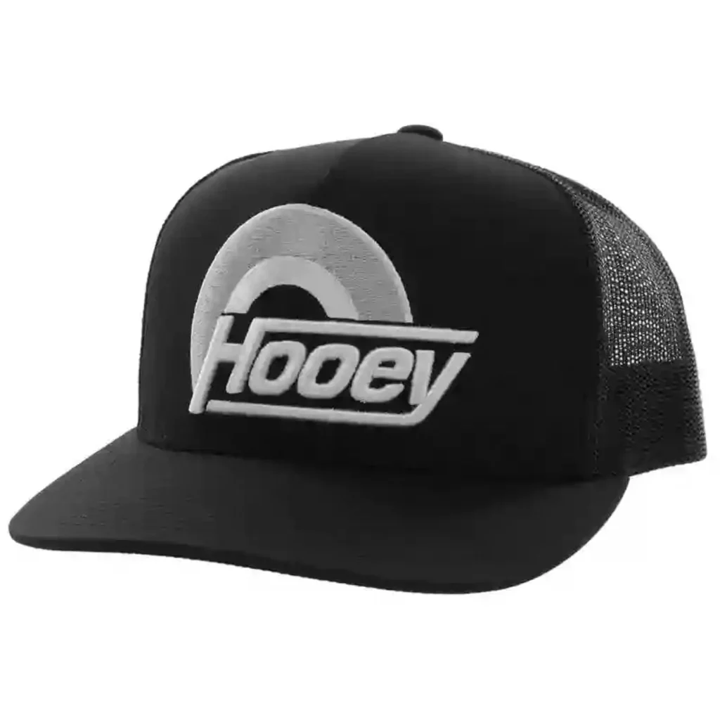 HOOEY SUDS BLACK 6 PANEL CAP