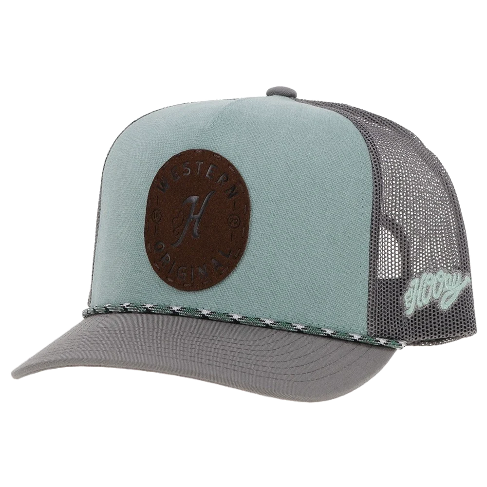 HOOEY SPUR TEAL PANEL CAP