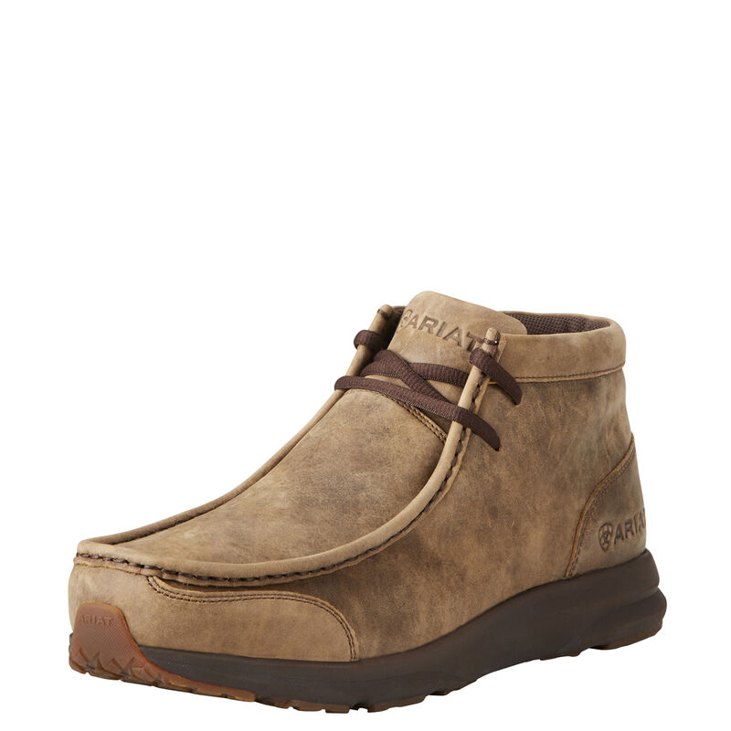 ARIAT MENS SPITFIRE BROWN BOMBER SHOE