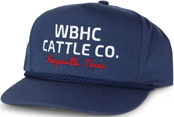WHISKEY BENT CATTLEMAN ROPE NAVY CAP