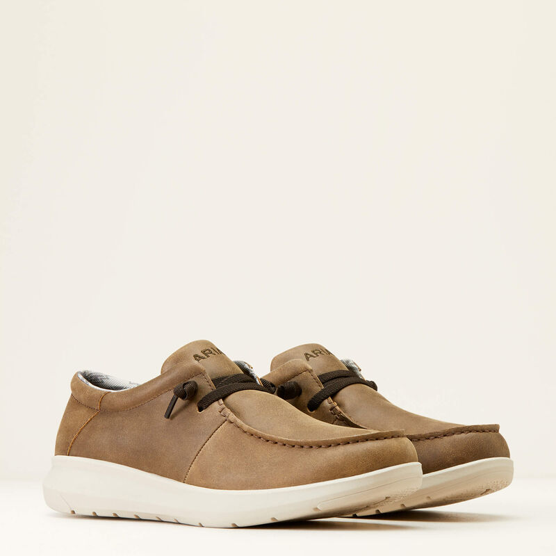 ARIAT MENS HILO BROWN BOMBER SHOE