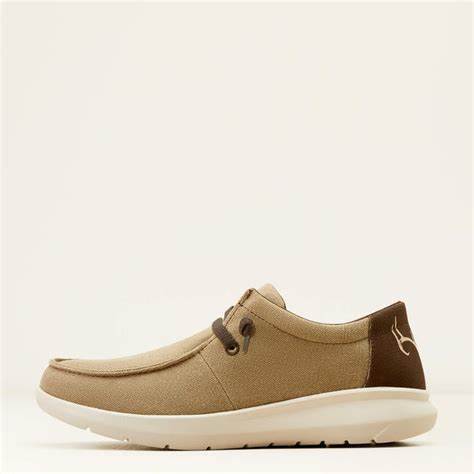 ARIAT MENS HILO TAN/DEERSKULL SHOE
