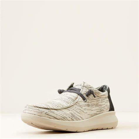 ARIAT MENS HILO HEATHERED WHITE SHOE