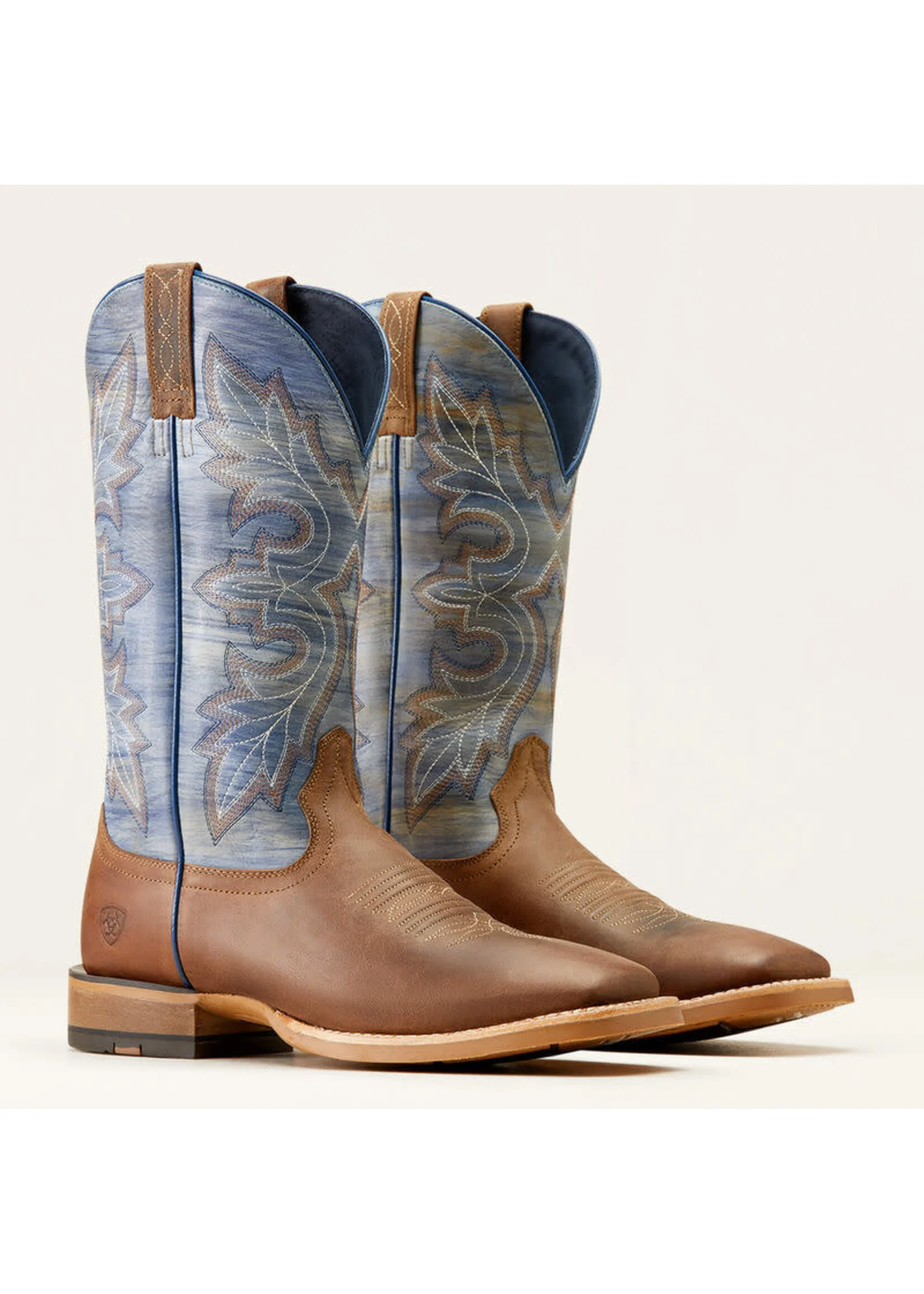 ARIAT MENS STANDOUT BROWN/ CLOUD BLUE BOOT