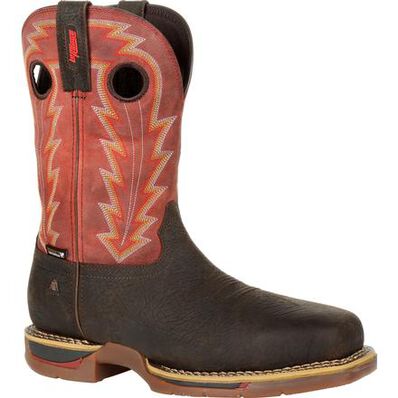 ROCKY LONG RANGE BROWN/RED BOOT