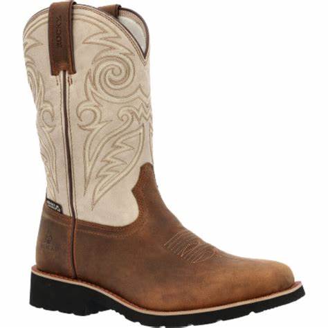 ROCKY MONOCREPE 12" BROWN & BONE BOOT