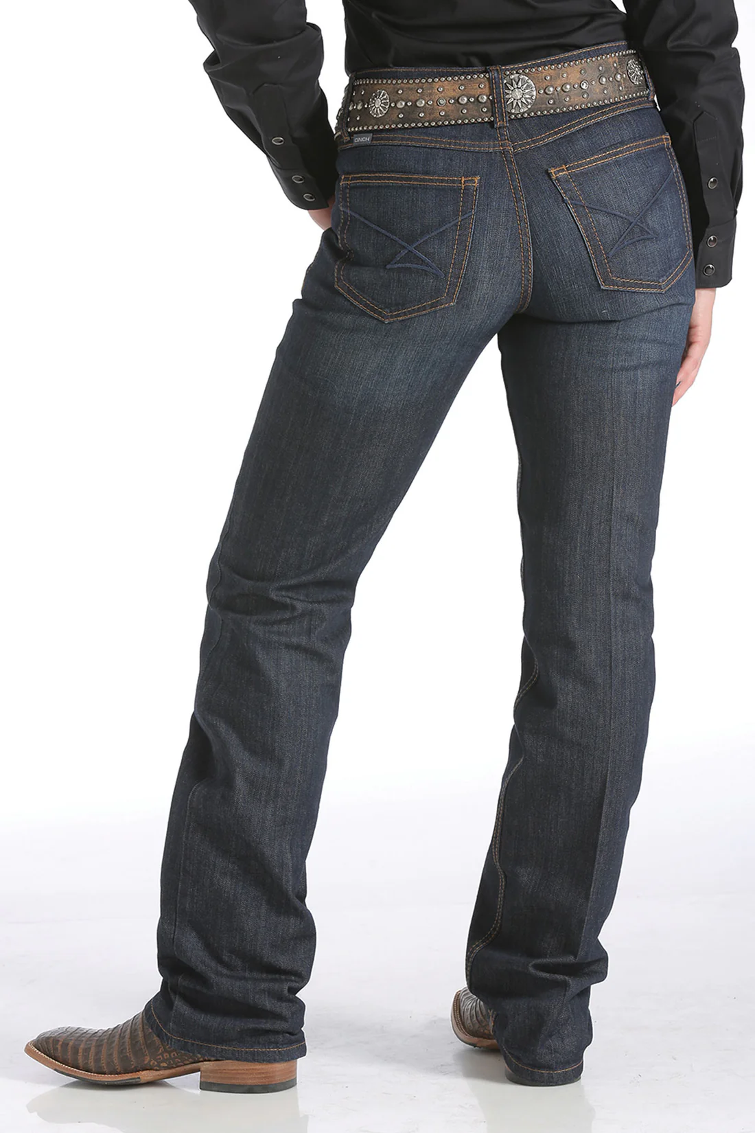 CINCH WOMENS JENNA RELAXED RINSE JEAN